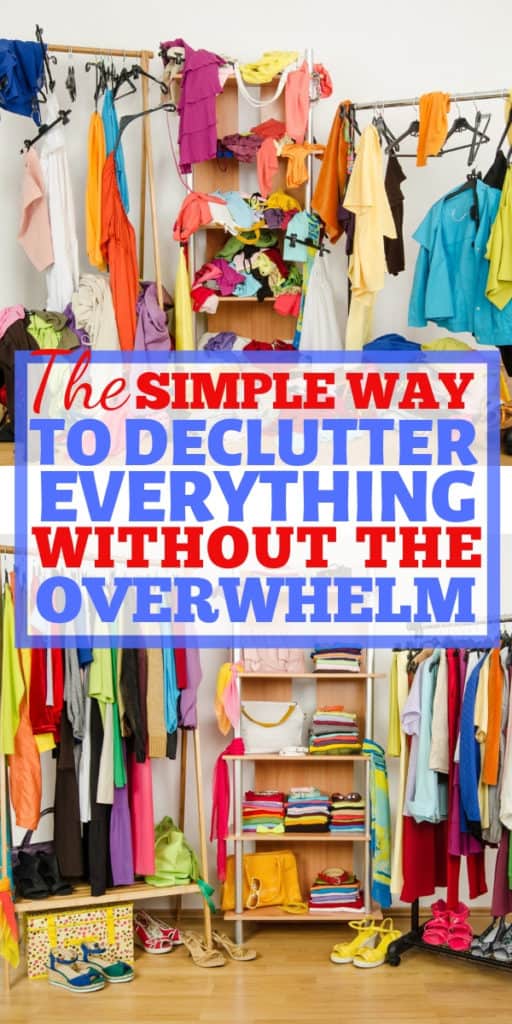 Declutter your home to reduce stress and frustration. Tackle the entire house without feeling overwhelmed with these great organization and decluttering tips and tricks! #organize #declutter #home #organization