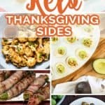 Keto thanksgiving foods on plates