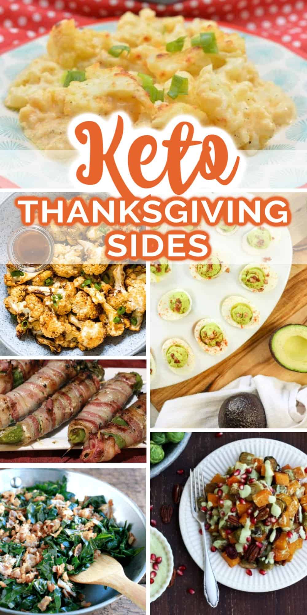 Keto thanksgiving foods on plates