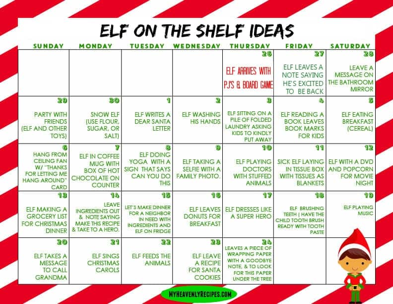 easy elf on the shelf ideas