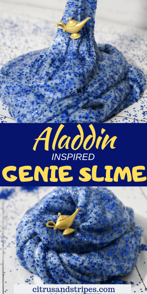 Aladdin Genie Slime Recipe for Kids