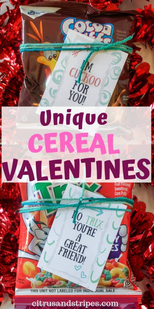 Cereal Valentines