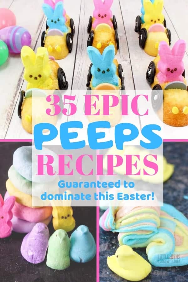 Delicious Easter Peeps desserts that kids love! These unique Peeps recipes are sure to be a hit with anyone this Easter!