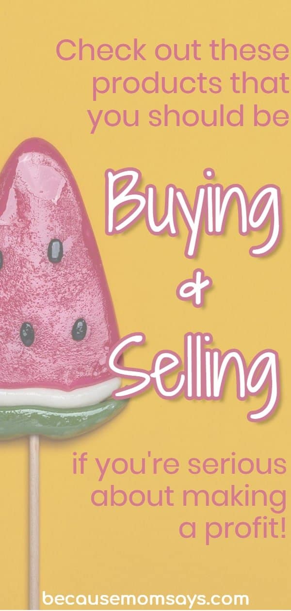 Watermelon background with text -best things to buy and sell for profit