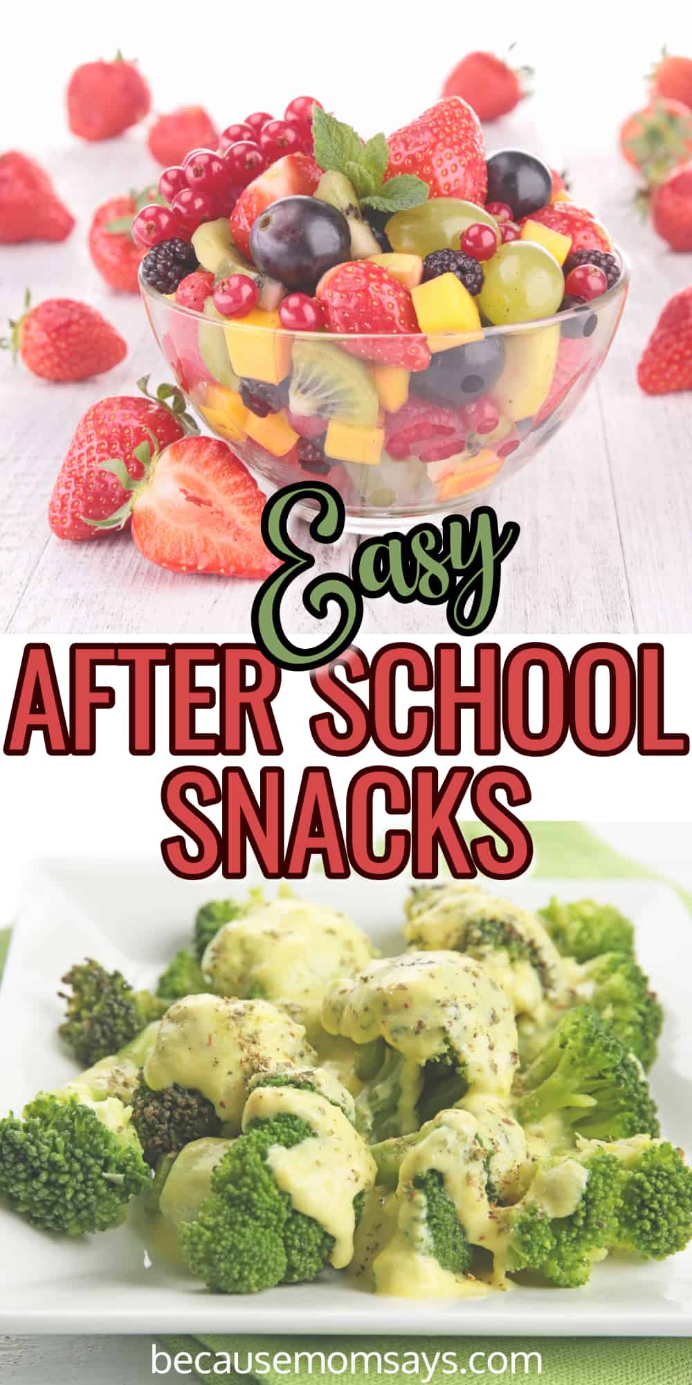 Easy after school snacks for kids