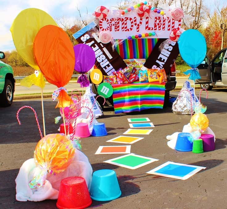 Candyland trunk or treat ideas
