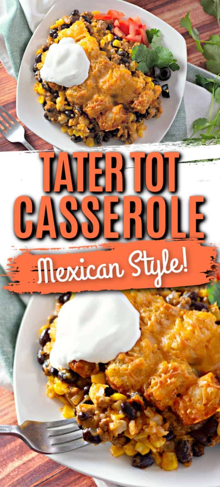 Hearty Tater Tot Casserole - Because Mom Says