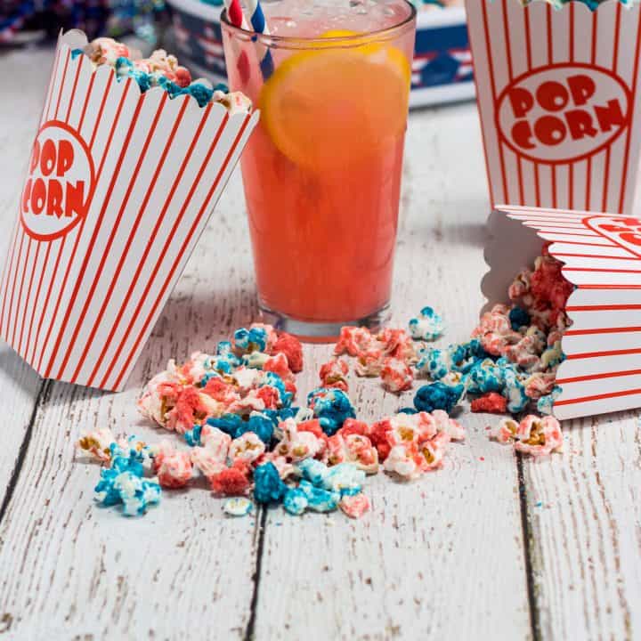 Red, White, and Blue Popcorn