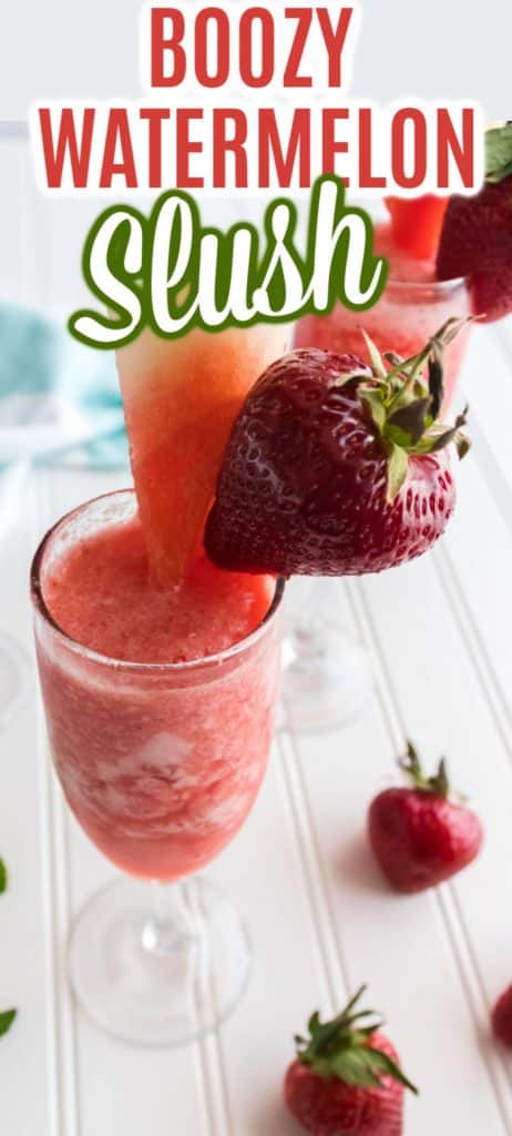 Boozy Watermelon Slush - Because Mom Says
