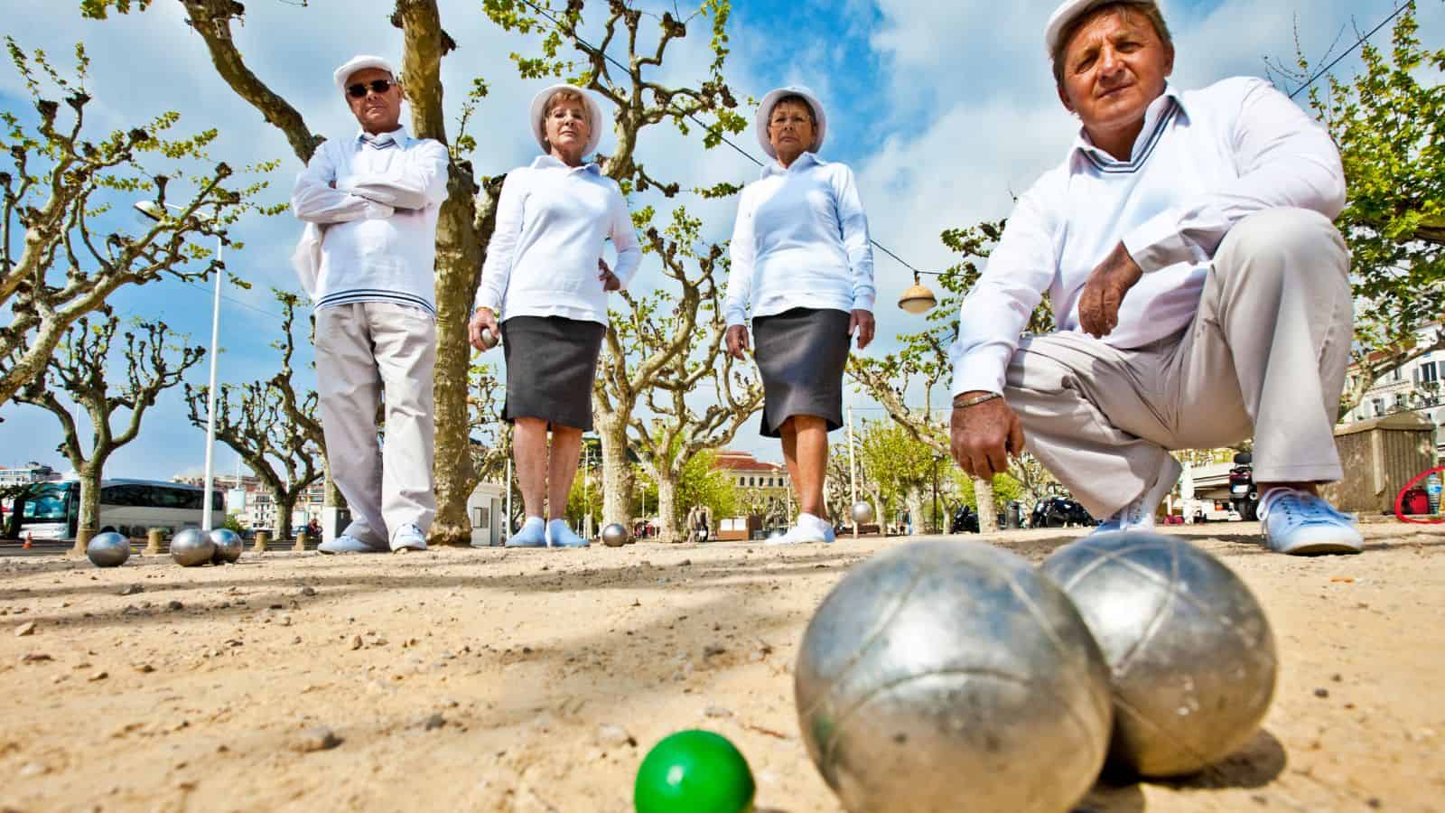 Petanque (a form of boules)