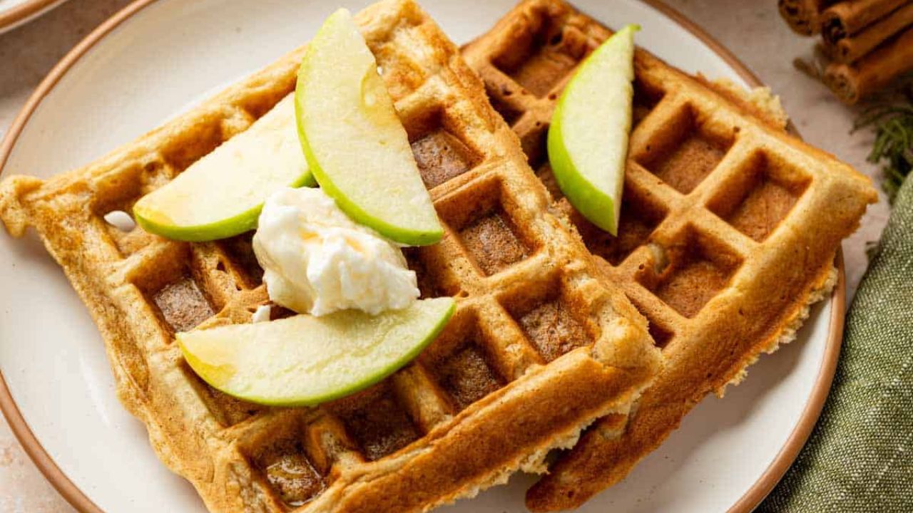 Apple Cinnamon Waffles