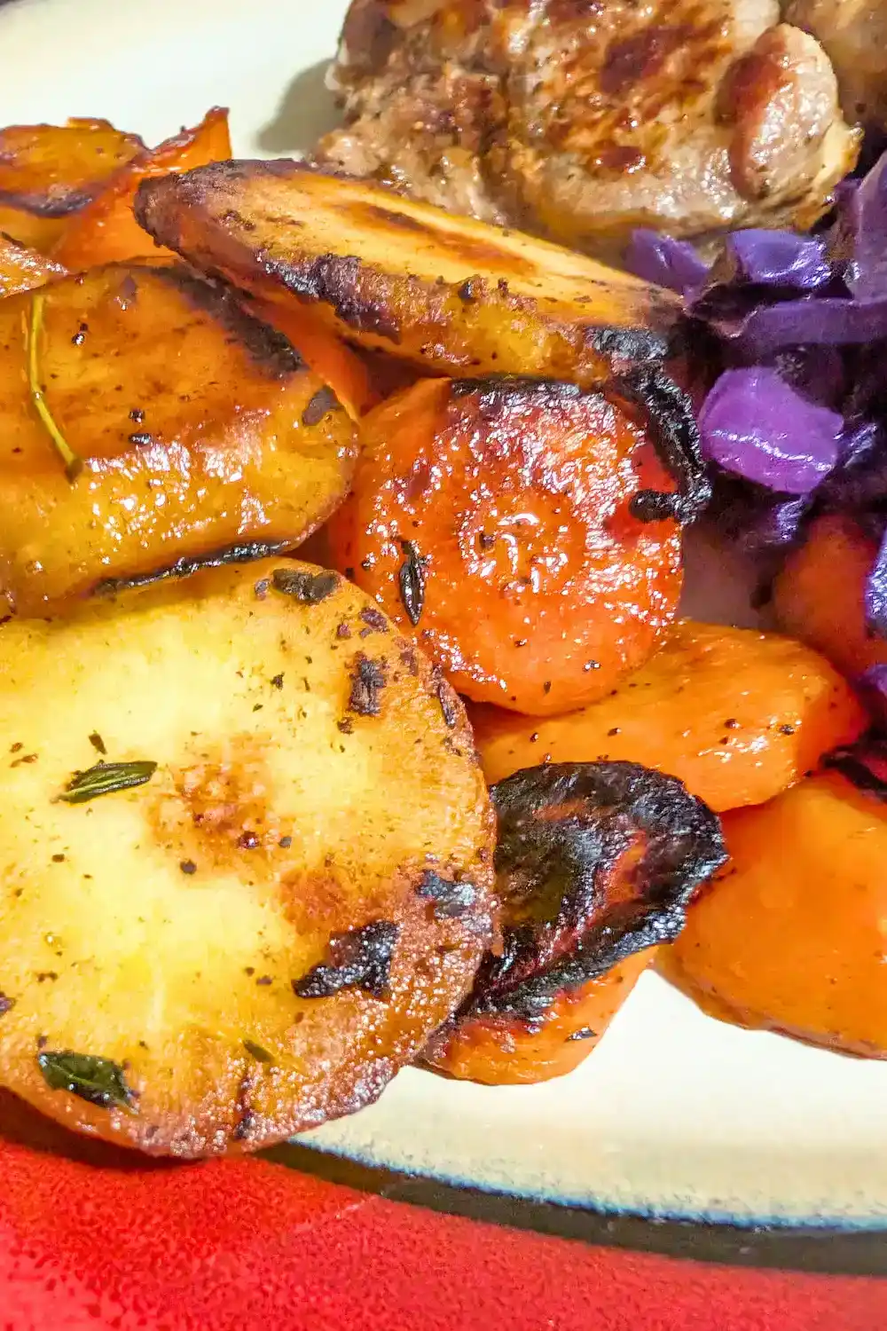 Brown Butter Sauteed Carrots And Parsnips With Honey