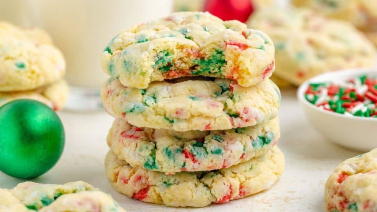 Christmas Gooey Butter Cookies