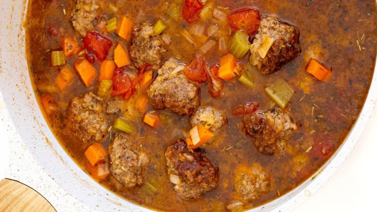 Italian Meatball Soup