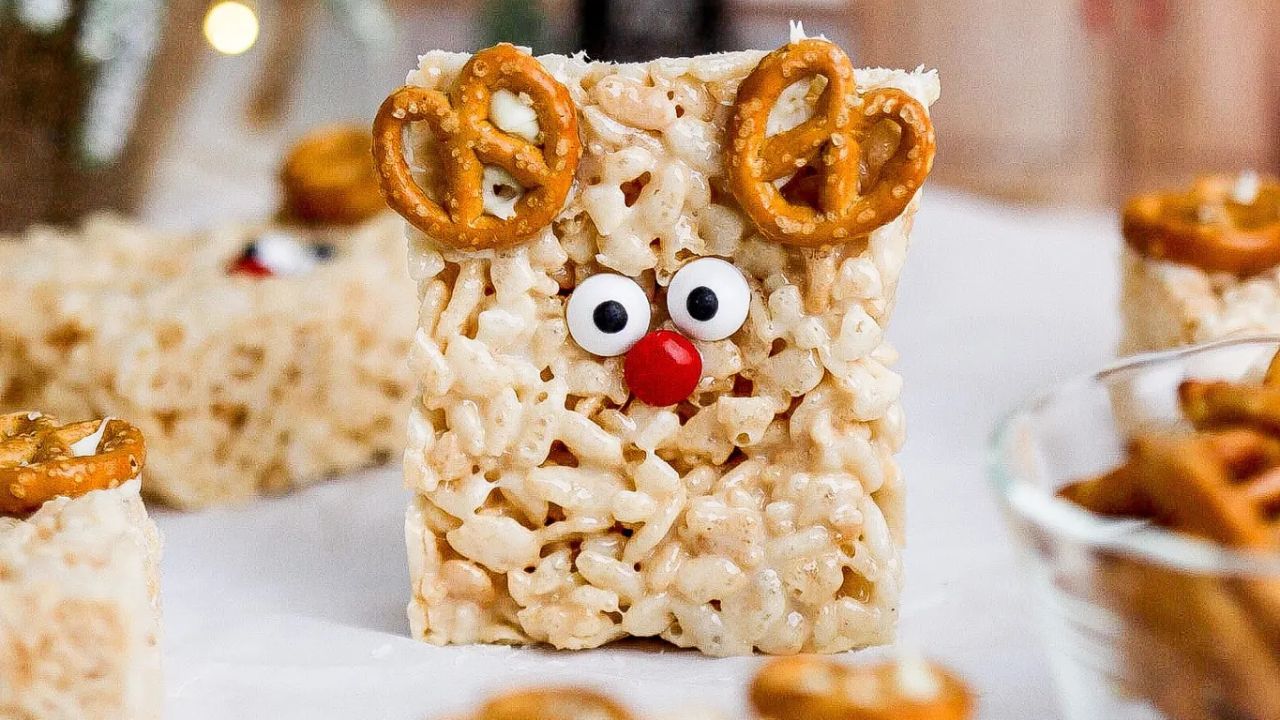 Reindeer Rice Krispie Treats