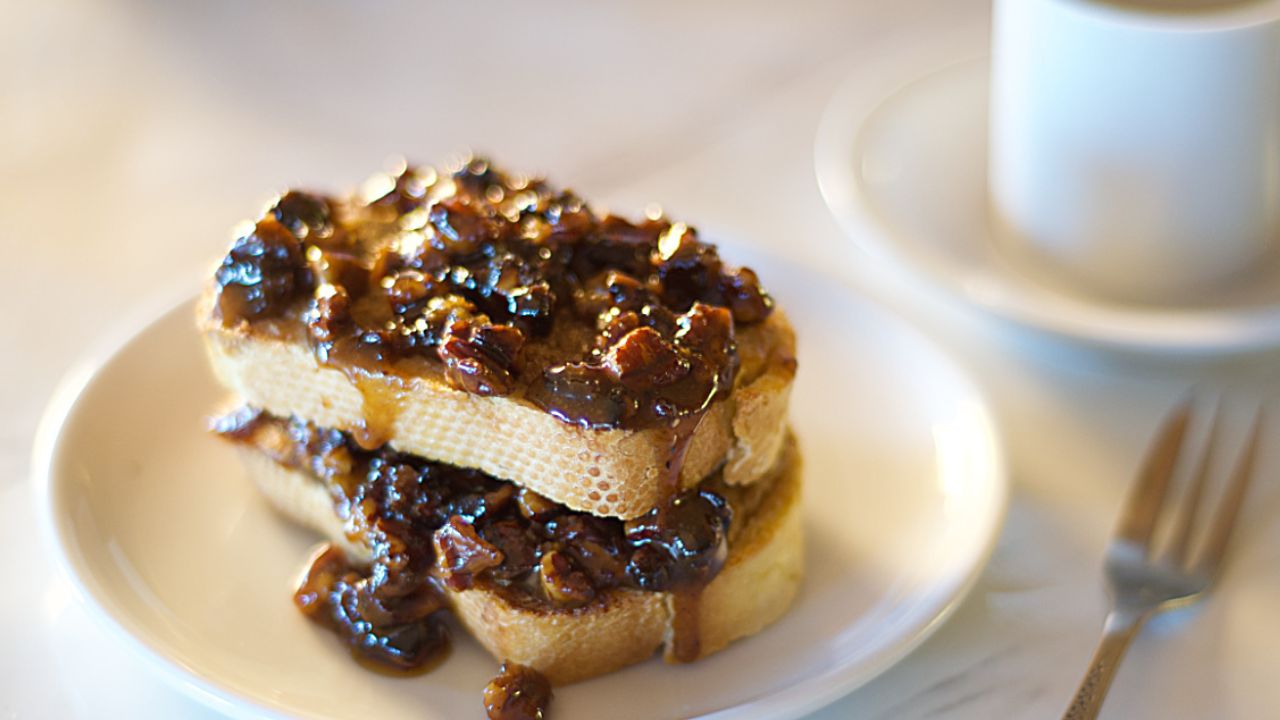 Overnight Pecan Pie French Toast