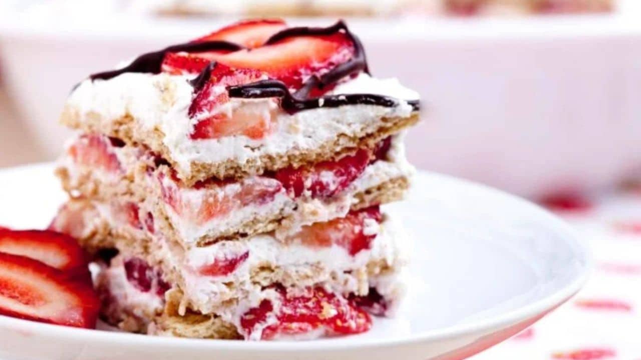 Strawberry Icebox Cake
