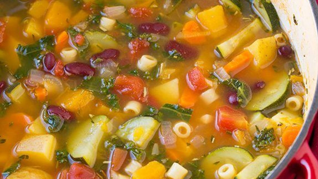 Autumn Minestrone Soup