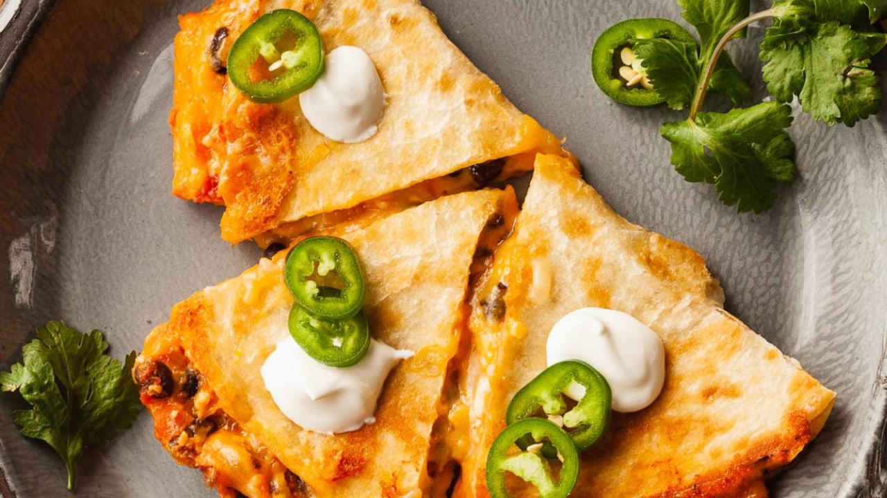 Black Bean and Butternut Squash Quesadillas