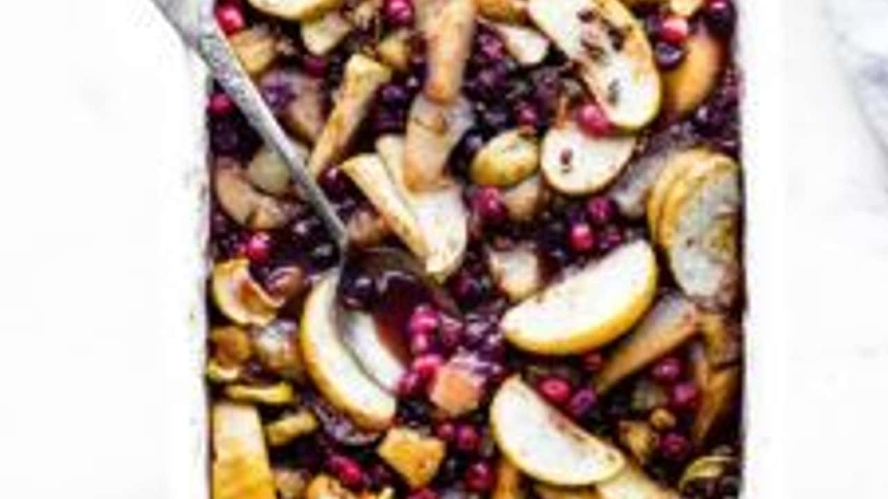 Easy Spiced Hot Fruit Bake